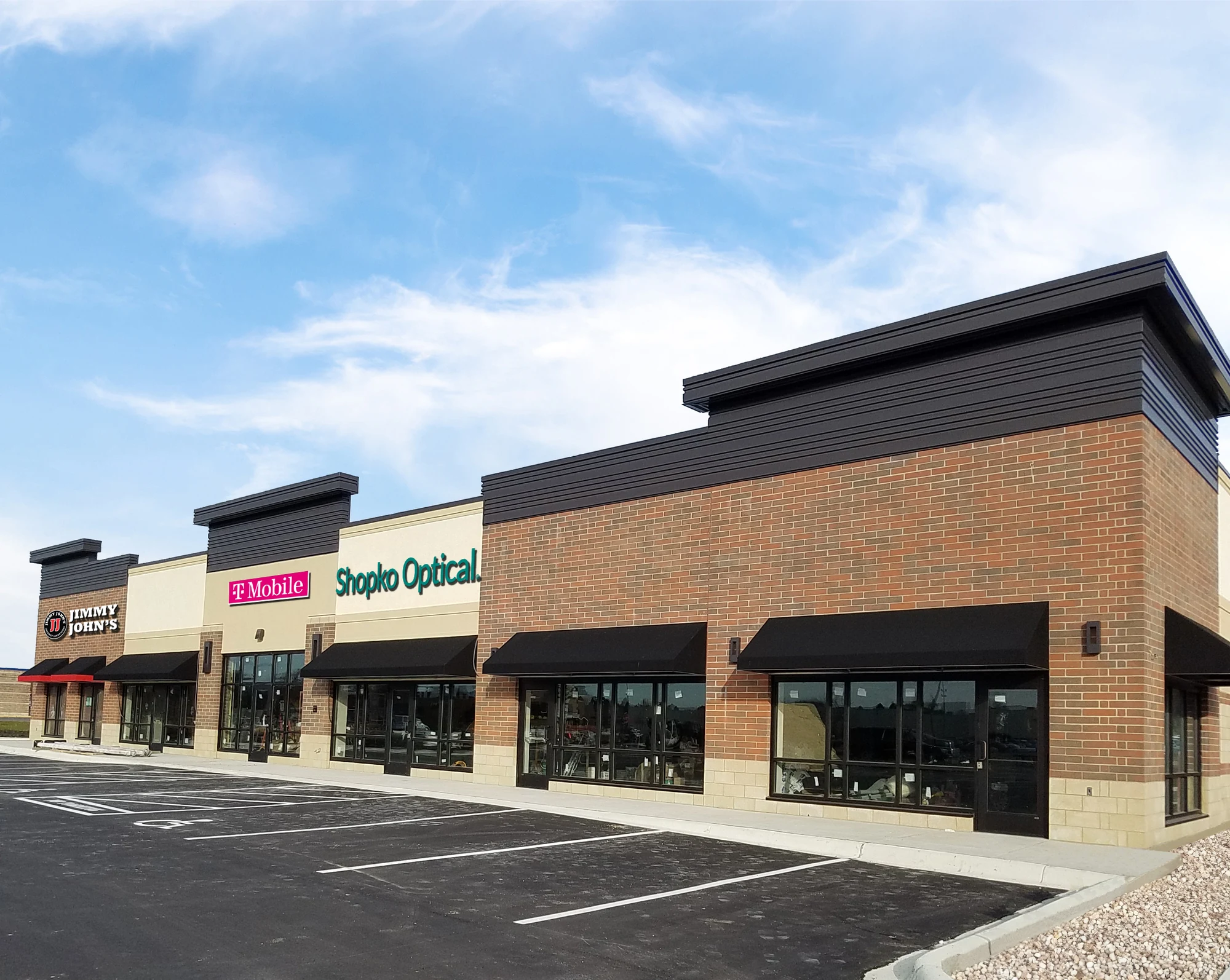Multi-Tenant Retail Strip Roofing in Fayetteville, NC