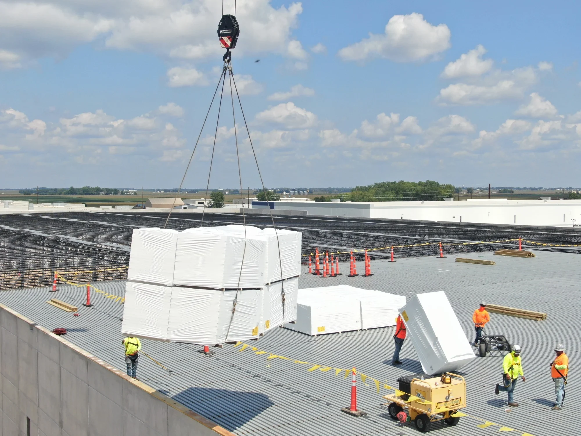Commercial reroofing in Fayetteville NC